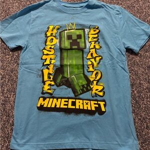 Minecraft Hostile Behavior Graphic T-Shirt